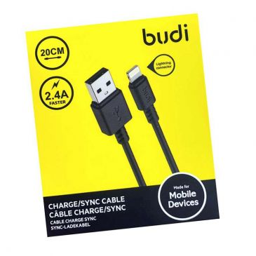 budi-charge-sync-lightning-20cm-cable-2-4a-fast-charging