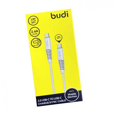 budi-charge-sync-2-4a-usb-c-to-usb-c-1-2m-fast-charging-cable